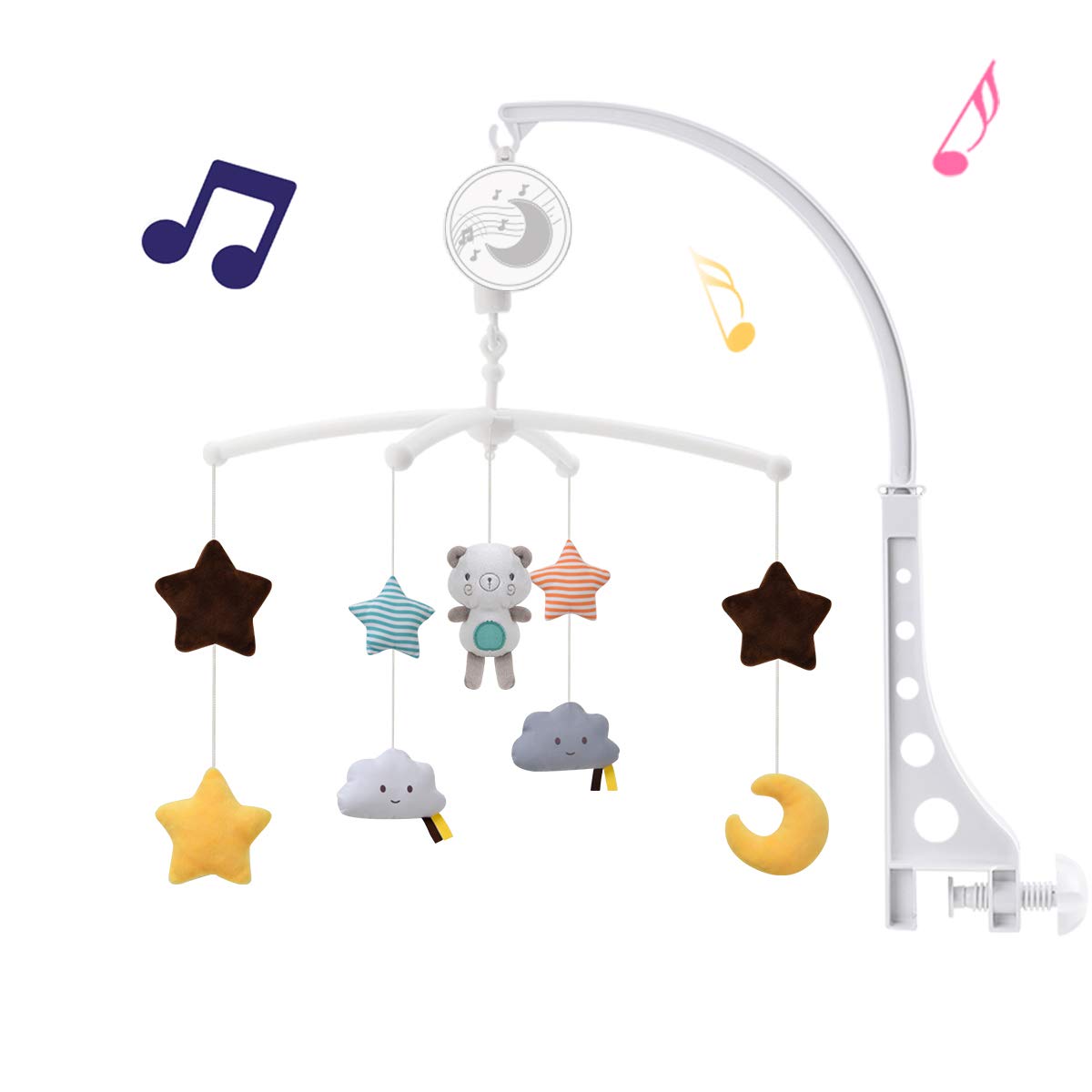 Crib Mobile Musical - سرير الطفل الهواتف المحمولة خشخيشات الموسيقى