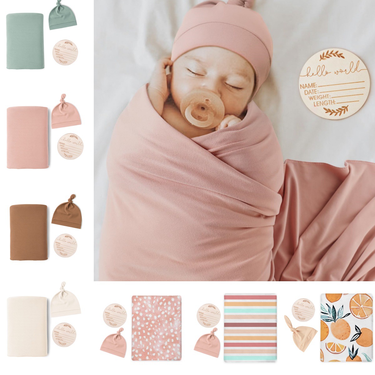 Baby Nursery Sets - بطانية استقبال للمواليد الجدد مع طقم
