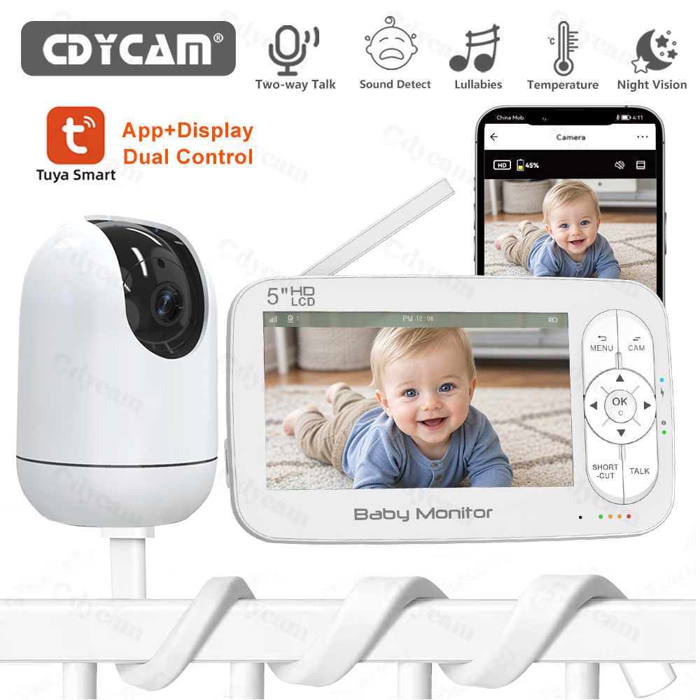 Baby Monitor Split Screen - جهاز مراقبة الأطفال واي فاي 5
