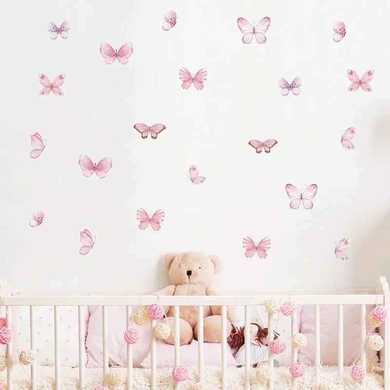 Baby Nursery Water - 17 قطعة من ملصقات الحائط بنمط