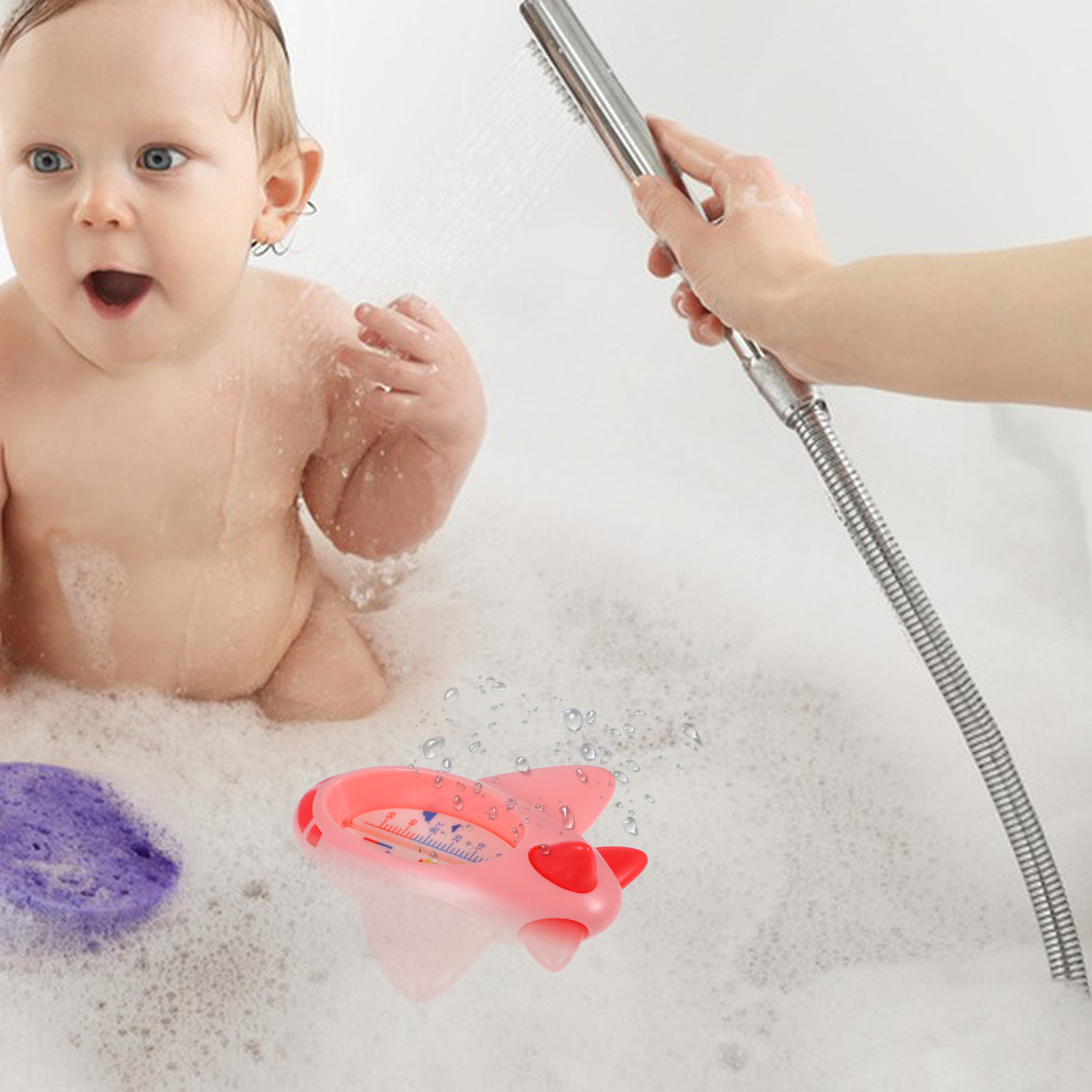 Baby Nursery Water - مقياس حرارة حمام الأطفال على شكل