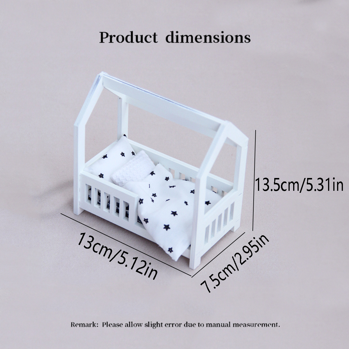 سرير أطفال خشبي مصغر بمقياس 1: - مراجعة Baby Nursery Age وسعره