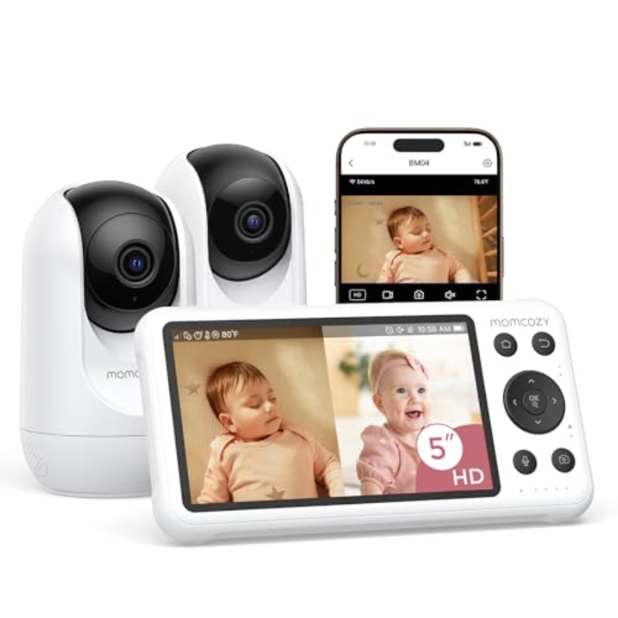 جهاز مراقبة الأطفال الذكي بالو - مراجعة Baby Monitor Split Screen وسعره