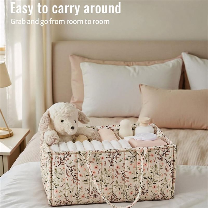 منظم حفاضات بتصميم زهري من BED - مراجعة Baby Nursery Must Haves وسعره
