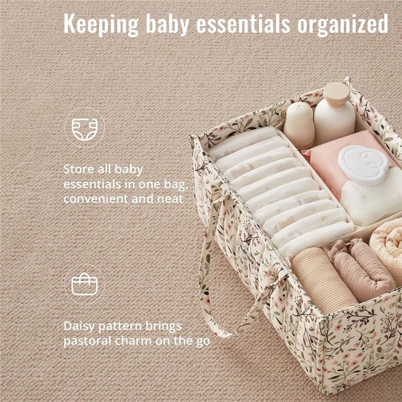 منظم حفاضات بتصميم زهري من BED - مراجعة Baby Nursery Must Haves وسعره