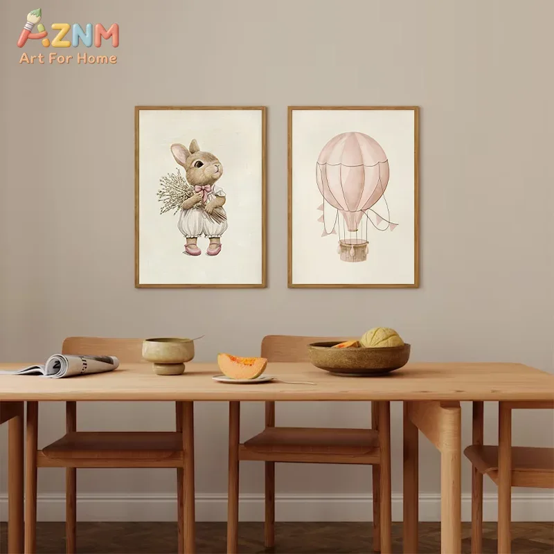 لوحة فنية جدارية من AZNM بتصمي - مراجعة Baby Nursery Vintage Decor وسعره
