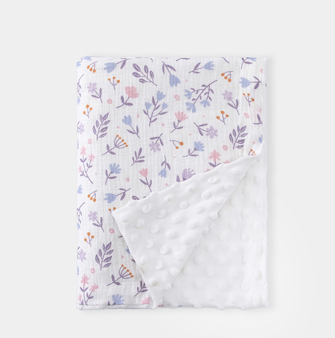بطانية أطفال من الموسلين لحديث - مراجعة Baby Boy Nursery Quilt وسعره