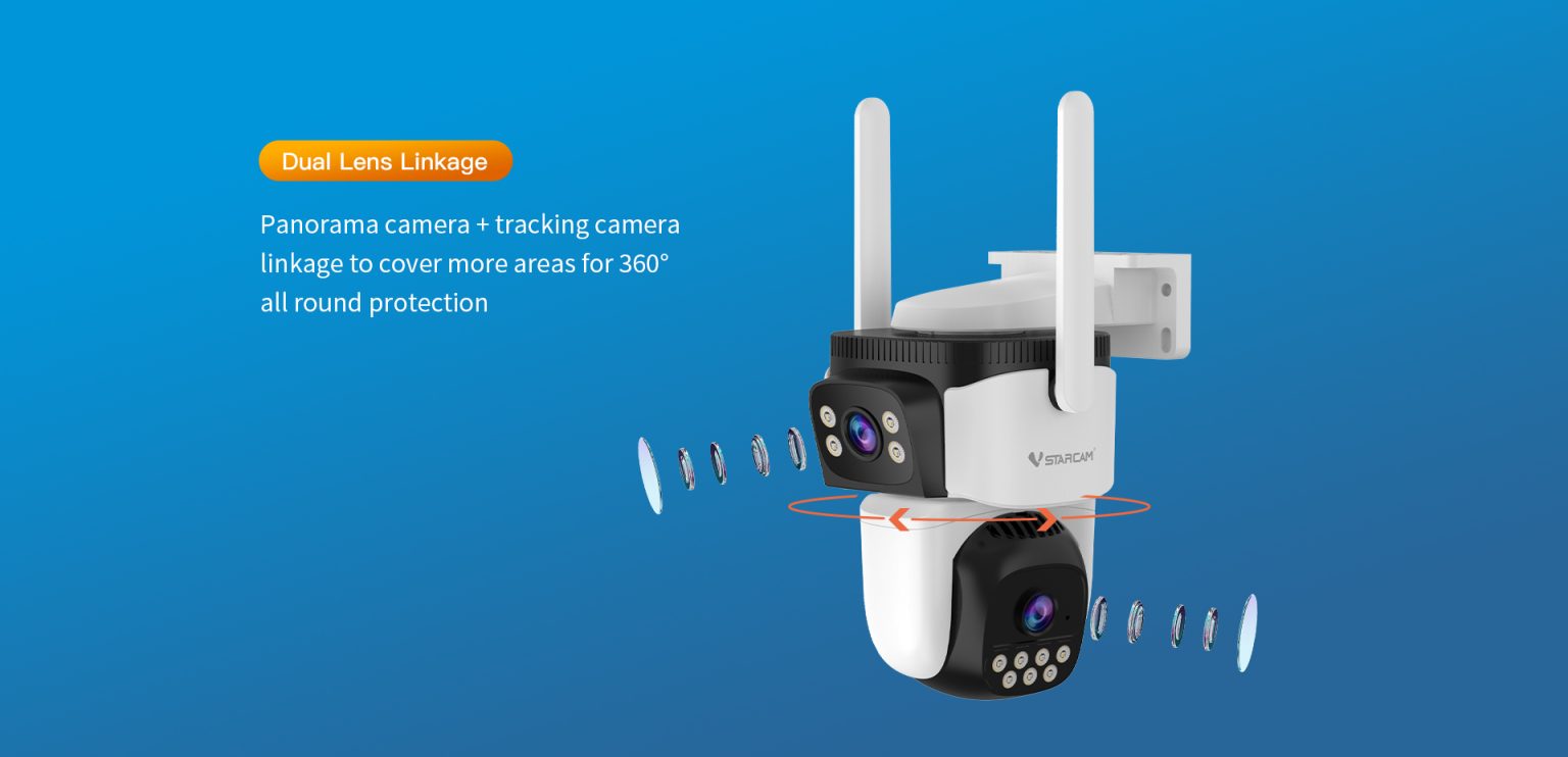Vstarcam CS621DR 4MP عدسة مزدو - مراجعة Baby Monitor Split Screen وسعره