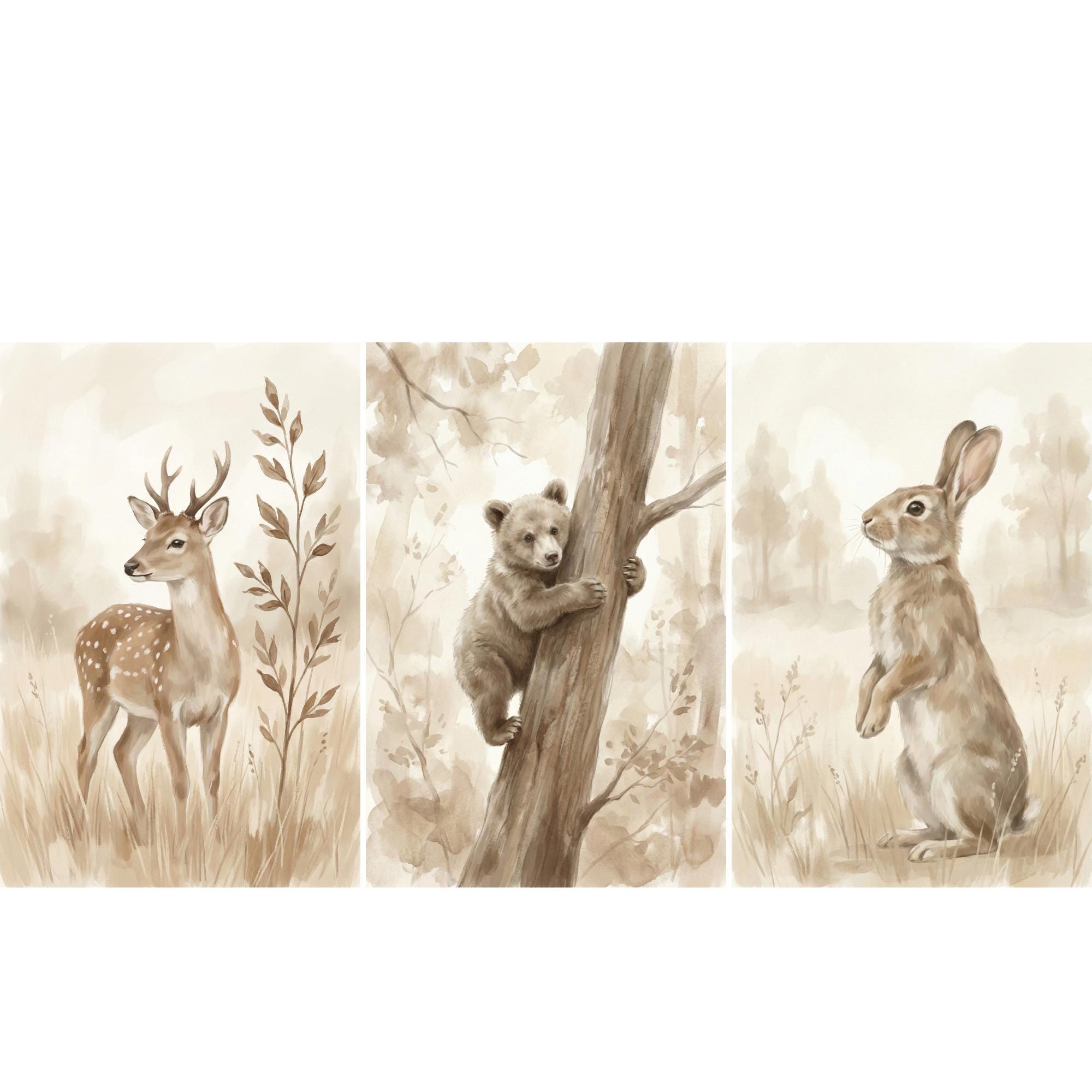 لوحة جدارية محايدة لغرفة الأطف - مراجعة Baby Nursery Paintings وسعره