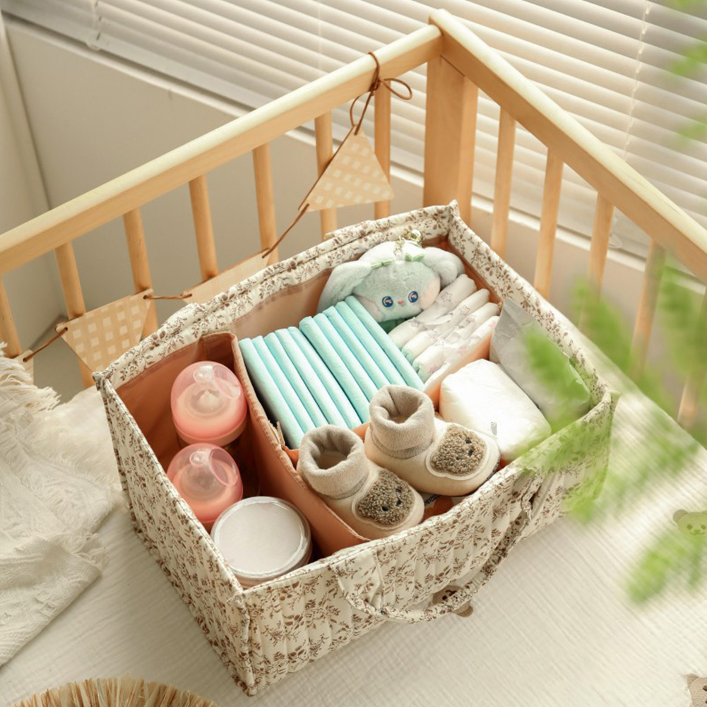 منظم حفاضات مزخرف بالزهور مع ف - مراجعة Baby Nursery Must Haves وسعره