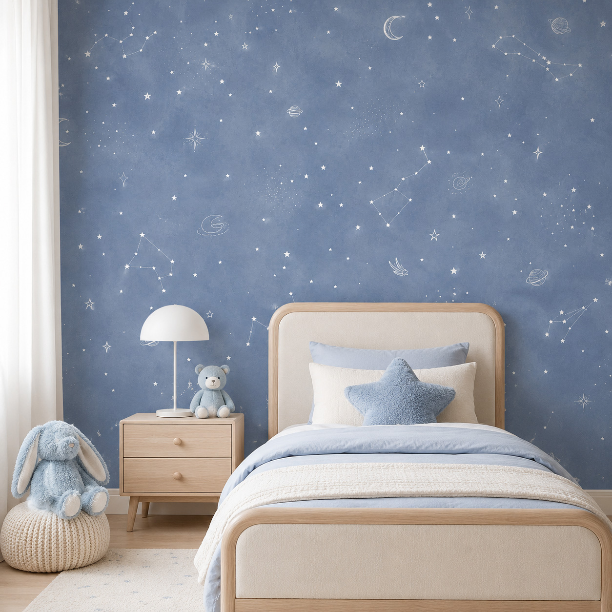 ورق جدران لاصق ذاتي بتصميم الس - مراجعة Baby Nursery Peel And Stick Wallpaper وسعره