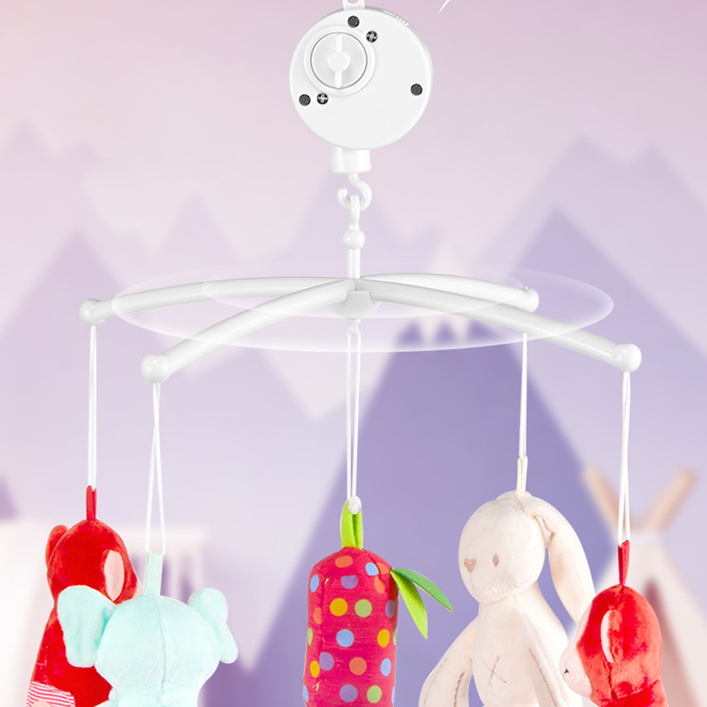 الرضع جرس الروتاري يختتم صندوق - مراجعة Crib Mobile Musical وسعره