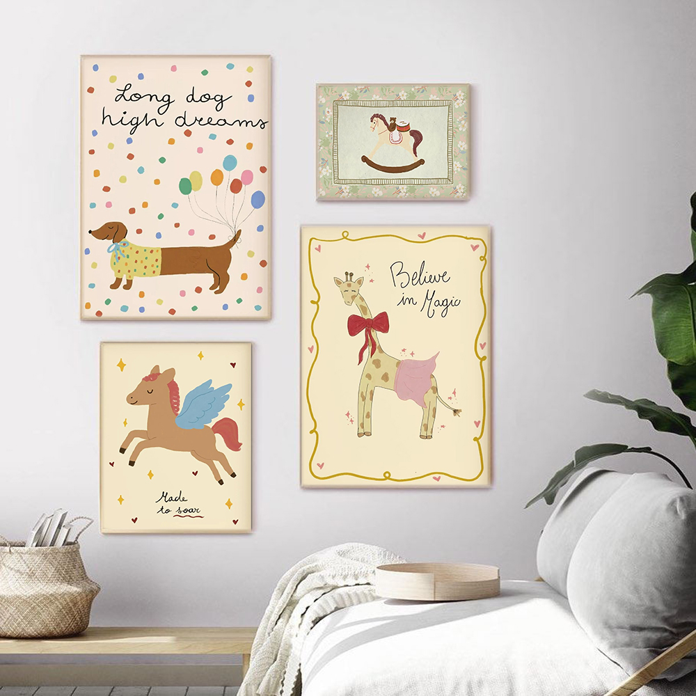 لوحة فنية لغرفة الأطفال بتصميم - مراجعة Baby Nursery Vintage Decor وسعره