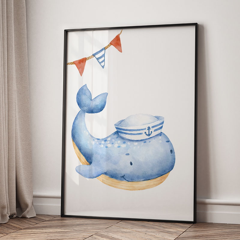 ملصقات وطباعات قماشية بتصميمات - مراجعة Baby Nursery Paintings وسعره
