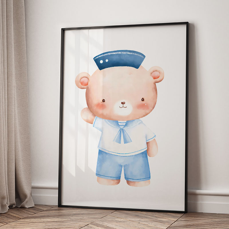 ملصقات وطباعات قماشية بتصميمات - مراجعة Baby Nursery Paintings وسعره