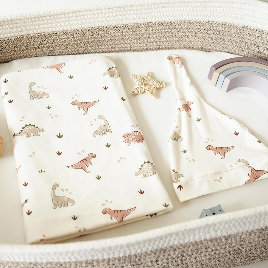 طفل قماط تلقي البطانيات مع مطا - مراجعة Baby Nursery Sets وسعره