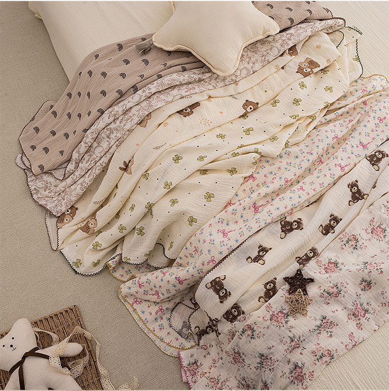 بطانية صيفية للأطفال حديثي الو - مراجعة Baby Boy Nursery Quilt وسعره