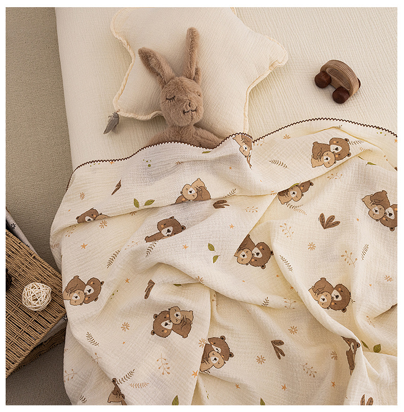 بطانية صيفية للأطفال حديثي الو - مراجعة Baby Boy Nursery Quilt وسعره