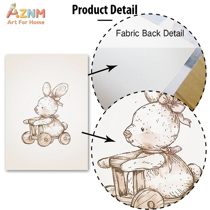 لوحة فنية قماشية عتيقة الطراز  - مراجعة Baby Nursery Vintage Decor وسعره