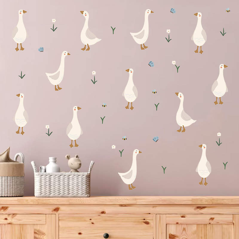 ملصق جداري لطيف على شكل بطة، م - مراجعة Baby Nursery Sets وسعره