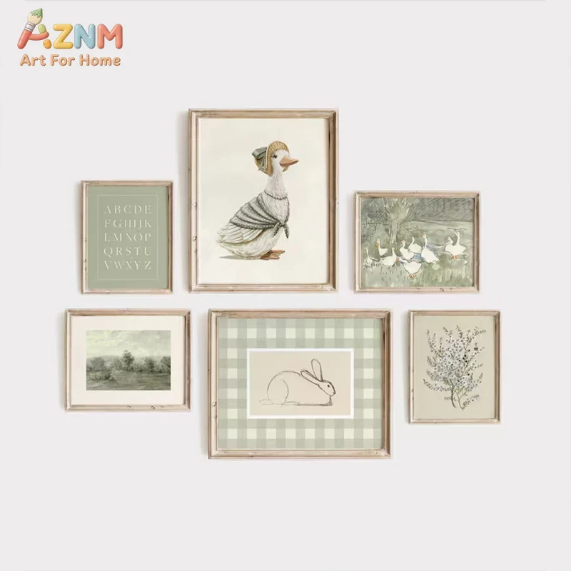 لوحة فنية جدارية قماشية بتصميم - مراجعة Baby Nursery Vintage Decor وسعره