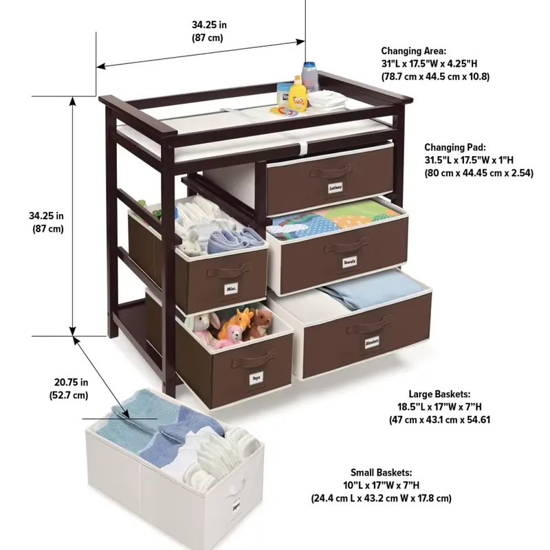 خزانة ملابس خشبية عصرية للأطفا - مراجعة Baby Nursery Sets وسعره