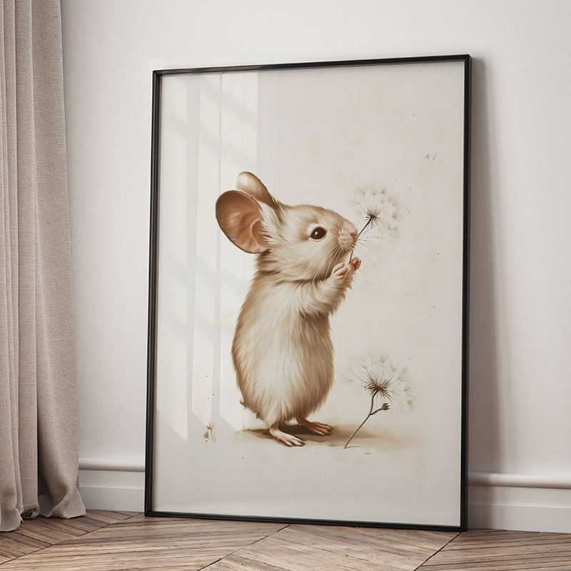 ملصقات حائط على شكل دب وأرنب و - مراجعة Baby Nursery Paintings وسعره