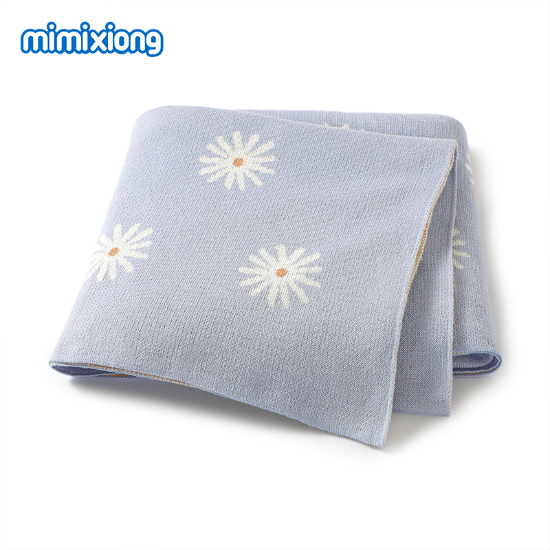 طفل الأزهار البطانيات محبوك جم - مراجعة Baby Boy Nursery Quilt وسعره