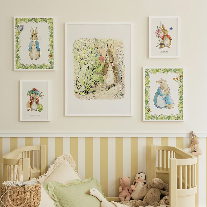 قطعة واحدة من ملصق فني زخرفي ب - مراجعة Baby Nursery Vintage Decor وسعره